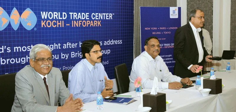 Announcing of World Trade Center Kochi at Infopark