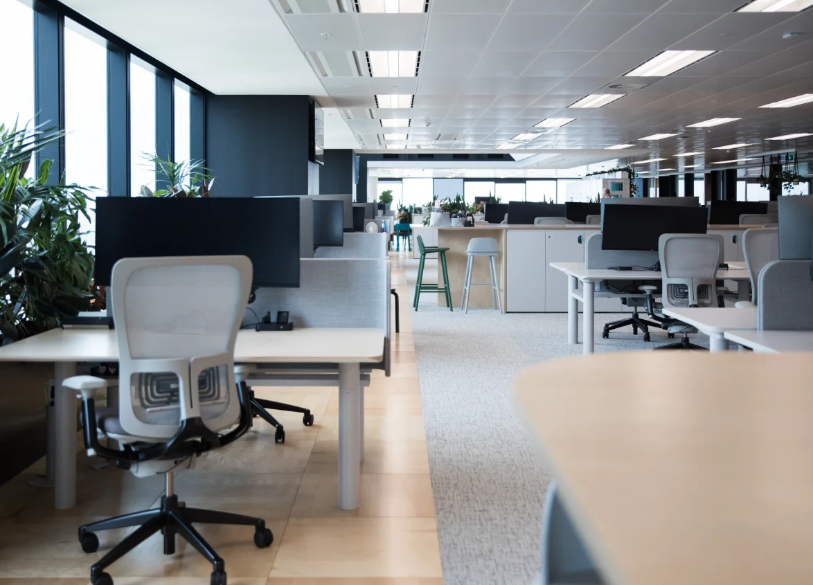 floor plate efficiency in commercial office space layout
